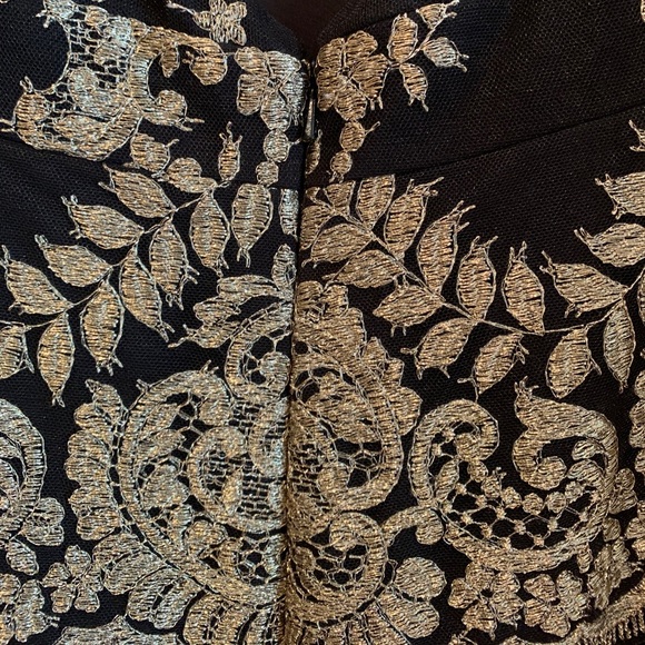 Badgley Mishka gilded lace evening gown- gorgeous! - Picture 5 of 16